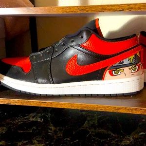 Naruto customized Air Jordan one low